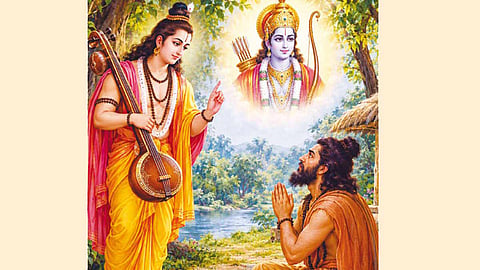 மனமாற்றம், இறைநாம ஜெபம், தவத்தின் மூலம் மகரிஷியாக உயர்ந்த வால்மீகி