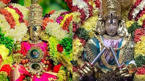மதுரை மீனாட்சியம்மன் கோலாட்ட அலங்காரம்