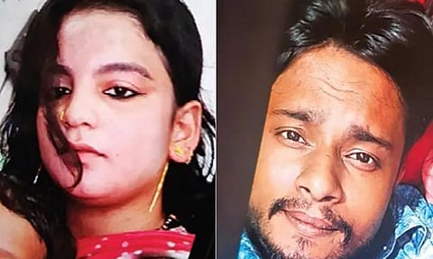 குழந்தைகள் கண் முன்னே மனைவி கழுத்தை அறுத்துக் கொன்ற வாலிபர்