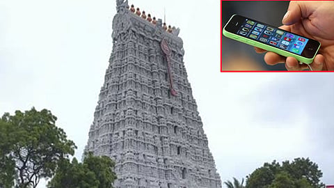 கோவில்களுக்குள் செல்போன் கொண்டு செல்ல தடையில்லை... ஆனால்!