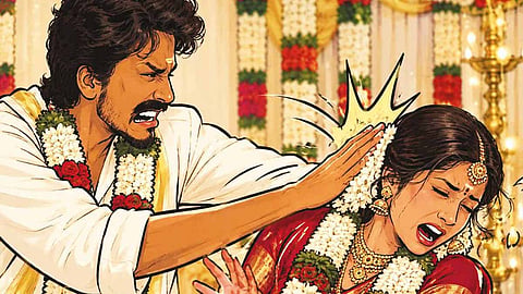புதுப்பெண்ணை தாக்கிய ராணுவ வீரர்