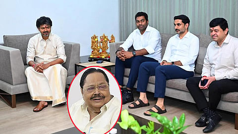 முதலமைச்சர் விஜய்யின் ஆந்திர பயணத்தில் ஆலோசகர் விஷ்ணு ரெட்டிக்கு என்ன வேலை?- துரைமுருகன் கேள்வி