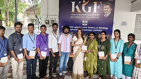 KGF திட்டத்தைத் தொடங்கி வைத்தார் எம்எல்ஏ கனிமொழி சந்தோஷ்
