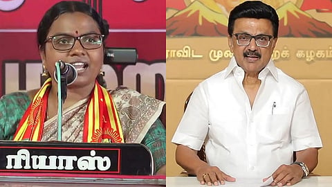 கார்த்திகா - மு.க.ஸ்டாலின்