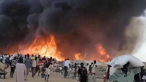 சூடானில் சந்தை மீது தாக்குதல்