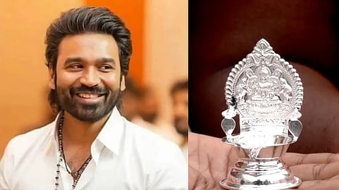 ‘எங்களுக்காக பாடல் பாடினார்’ - நற்பணி இயக்க பெண் நிர்வாகிகளுக்கு காமாட்சி வெள்ளி விளக்கை பரிசளித்த நடிகர் தனுஷ்!