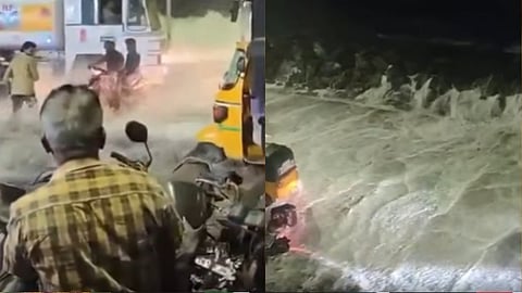 கரையை கடக்கும் அர்னாப் புயல் - சென்னை திருவொற்றியூர், எண்ணூரில் கடல் சீற்றம்!