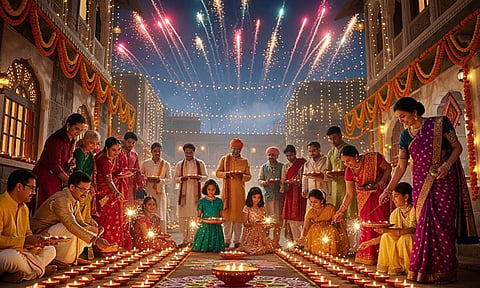 Diwali celeberation