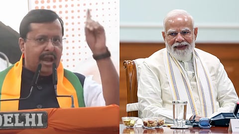 Nitin Nabin and PM Modi