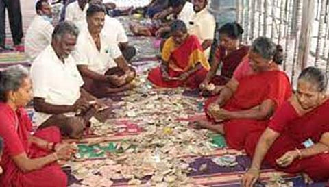 விராலிமலை முருகன் கோவிலில் உண்டியல் காணிக்கை மூலம் ரூ.15.48 லட்சம் வசூல்