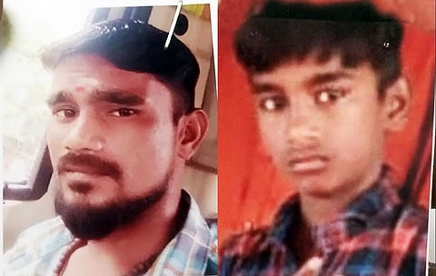 கொலை செய்யப்பட்ட மணிகண்டன், சபரீஸ்வரன்.