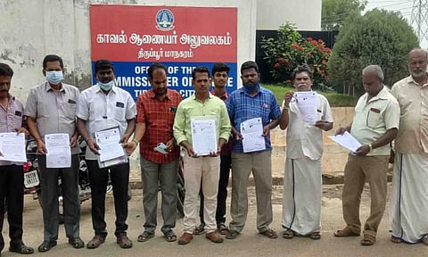  காவல் ஆணையா் அலுவலகத்தில் புகாா் அளித்த தமிழ்நாடு எம்.கே.டி.பேரவை நிர்வாகிகள்