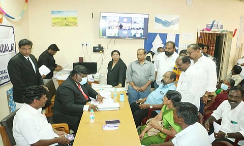 குமரி மாவட்டத்தில் இன்று 5 கோர்ட்டுகளில் லோக் அதாலத் மூலம் வழக்குகளுக்கு தீர்வு