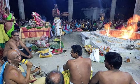 அமாவாசையையொட்டி மகா பிரத்தியங்கராதேவி பூஜை