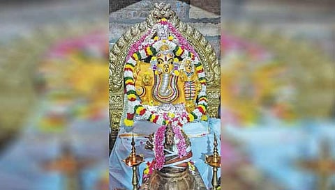 வல்லப விநாயகர் ஆலயத்தில் உள்ள விநாயகர் சிறப்பு அலங்காரத்தில் அருள்பாலித்தார்.