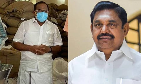 அமைச்சர் சக்கரபாணி எடப்பாடி பழனிசாமி