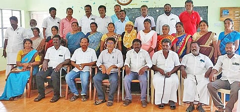 தேர்வு செய்யப்பட்ட நிர்வாகிகள்.