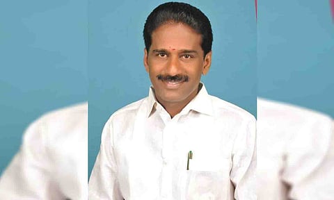 திருப்பூர் தெற்கு மாவட்ட தி.மு.க. பொறுப்பாளர் ஜெயராமகிருஷ்ணன். 