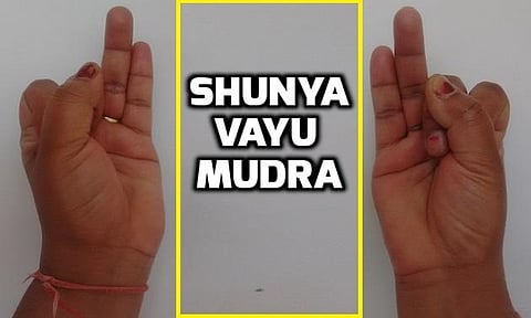 நரம்பு தளர்ச்சியை போக்கும் சூன்ய வாயு முத்திரை