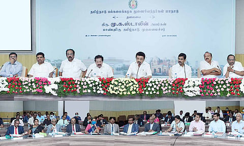 துணைவேந்தர்கள் மாநாட்டில் முதலமைச்சர் முக ஸ்டாலின்