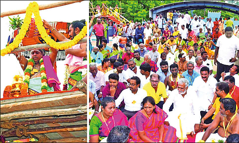 தேரிக்குடியிருப்பு கற்குவேல் அய்யனார் கோவில் கும்பாபிஷேக விழாவில் திரளான பக்தர்கள் பங்கேற்பு