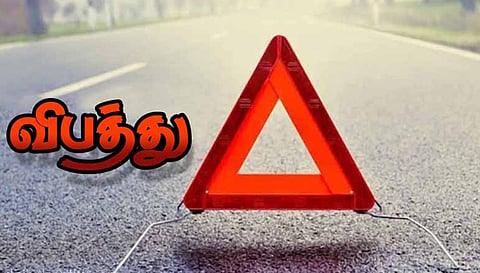 வெவ்வேறு விபத்துகளில் பெண் உள்பட 2 பேர் சாவு