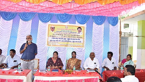 முகாமில் ஆர்.டி.ஓ சவும்யா மற்றும் அரசு அதிகாரிகள் கலந்துகொண்டனர்.