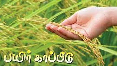 வேளாண் பயிர் காப்பீட்டு திட்டத்தில் காப்பீடு செய்ய விவசாயிகளுக்கு அழைப்பு