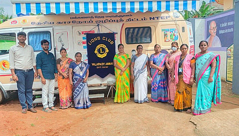  காசநோய் கண்டறியும் முகாமில் பங்கேற்ற பொதுமக்கள்.