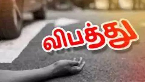 தஞ்சையில் சாலை தடுப்பு கம்பியில் வேன் மோதி விபத்து-9 பேர் படுகாயம்