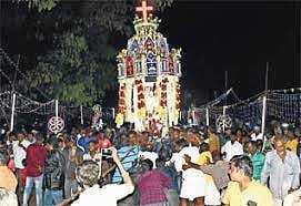 அல்லித்துறை புனித சவேரியார் ஆலய தேர்பவனி