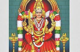 மேல்மலையனூர் அங்காளபரமேஸ்வரி அம்மன் கோவிலில் லட்சதீபம் ஏற்றம்