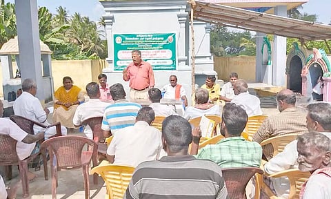 விவசாயிகளுக்கு விதை உற்பத்தி குறித்து பயிற்சி அளிக்கப்பட்டது.