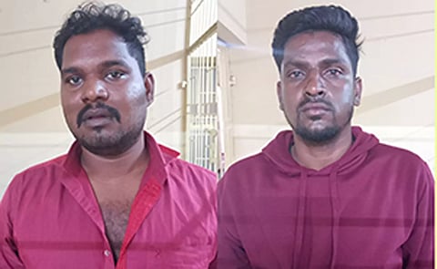 லாட்டரி டிக்கெட் விற்று கைது செய்யப்பட்ட 2 பேர் .