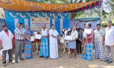 மாரண்டஅள்ளி அருகே கால்நடை மருத்துவ முகாம்