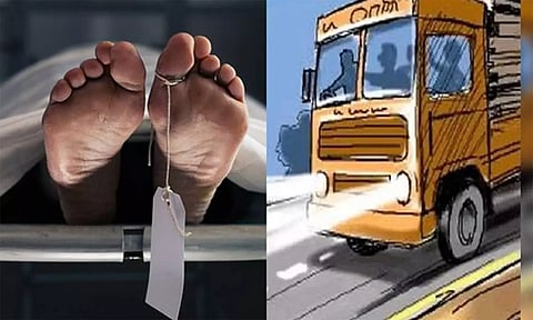லாரி மோதி முன்னாள் ராணுவ வீரர் பலி