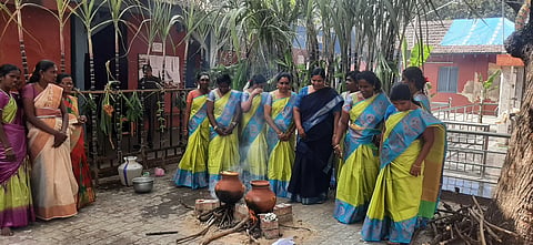அரியலூர் கோர்ட்டில் சமத்துவ பொங்கல் விழா