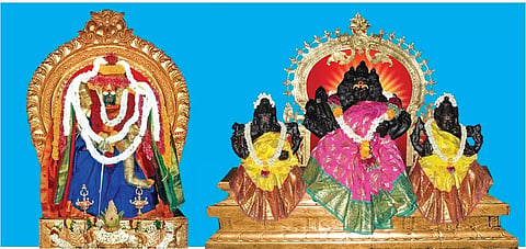 சிறப்பு அலங்காரத்தில் அம்மன்