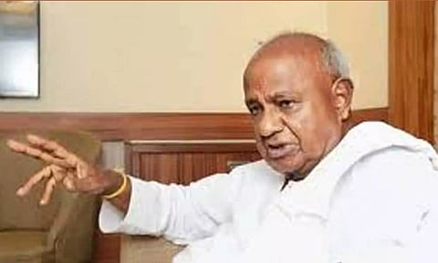 முன்னாள் பிரதமர் தேவ கவுடா 