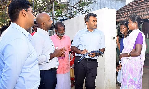 ஊரக வளர்ச்சி பணிகள் குறித்து ஆணையர் ஆய்வு