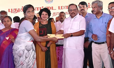 புதுக்கோட்டையில் 8662 பேருக்கு இலவச வீட்டு மனை பட்டா