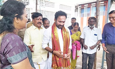 வரலாற்று சிறப்புமிக்க கோவில்களில் தமிழகம் முதலிடம் வகிக்கிறது- மத்திய மந்திரி கிஷன் ரெட்டி பேட்டி