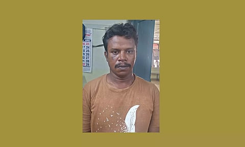 கைது செய்யப்பட்ட மணிகண்டன்.