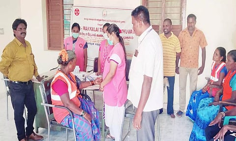 வேலூர் மாநகராட்சி ஊழியர்களுக்கு இலவச சிகிச்சை