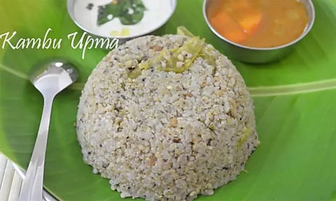 இரும்புச்சத்து நிறைந்த கம்பு உப்புமா