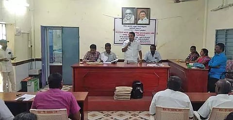 பயிற்சி முகாம் நடைபெற்ற போது எடுத்தபடம்.