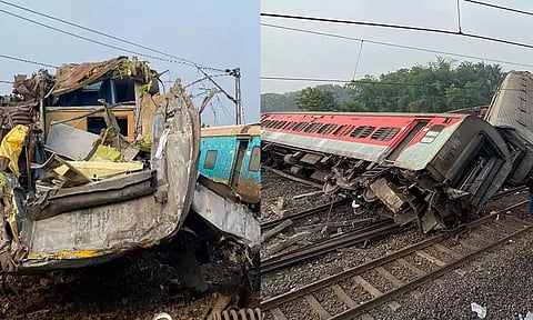 சிதைந்த உடல்கள்... ரத்த கறையில் தண்டவாளங்கள்... பதற வைக்கும் விபத்துக்களம்