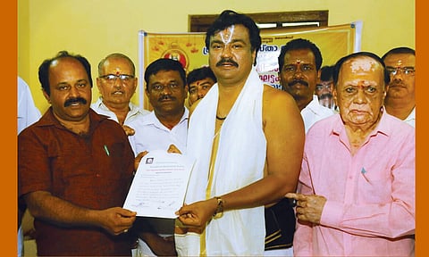 ஆரியங்காவு தர்மசாஸ்தா பணிகளுக்கு முன்னாள் எம்.எல்.ஏ. தலைவராக தேர்வு