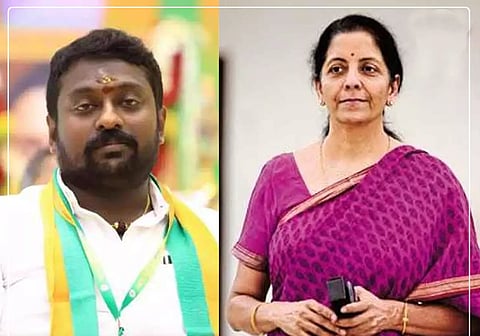 பாஜக மாநில செயலாளர் எஸ்.ஜி.சூர்யா கைது- மத்திய நிதியமைச்சர் நிர்மலா சீதாராமன் கண்டனம்