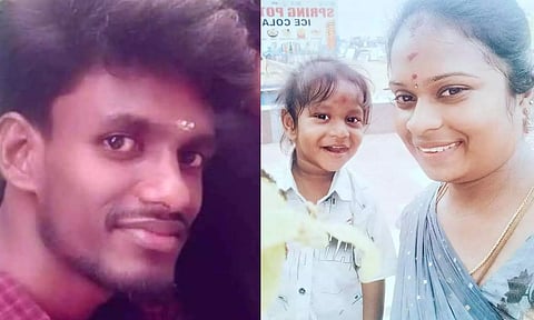  கைதான மணிகண்டன், குழந்தை சர்வேஸ்வரனுடன் தாய் லாவண்யா